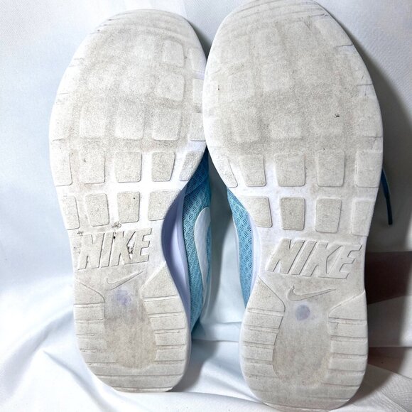Nike Women's Tanjun Glacier Blue & White Running Shoes/Sneakers-Lace Up-Sz 6 - Picture 8 of 16